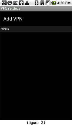 how to setup vpn in droid3, android 2.1