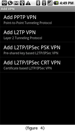 how to setup vpn in droid2, android 2.1